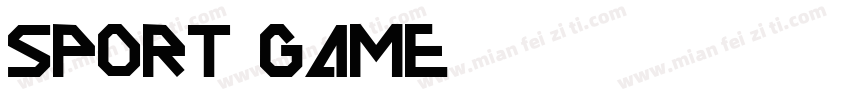 Sport Game字体转换